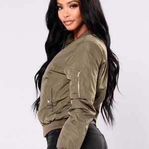 Bomber jacket - olive